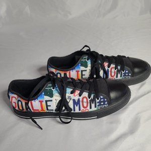 Sweetty Goalie Mom Classic Canvas Lace Up Shoes (Size 10)